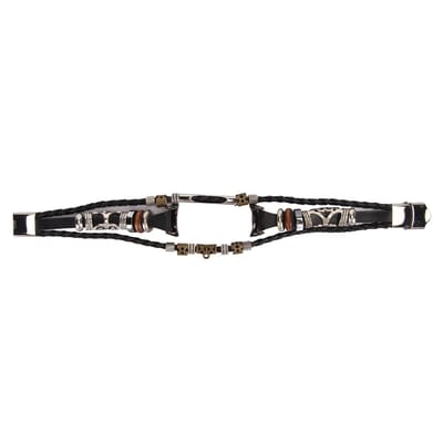 Dailygoods- Armband Unisex - Lederen/Legering - Zweetbestendig - Verstelbaar - Eenvoudige Installatie - Stevige Bevestiging - Polsband