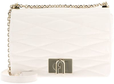 FURLA Leren Schoudertas 1927 Crossbody Bag 28 Panna Crème