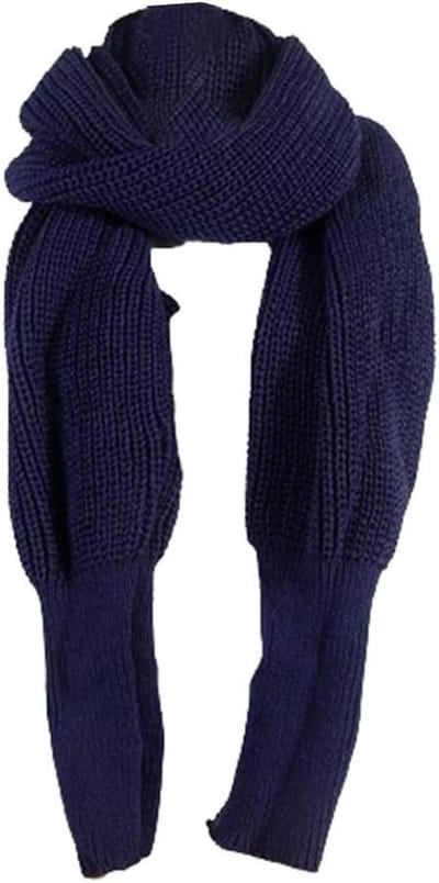 Dames Sjaal - Warme omslagdoek - Winterse warmte - Met mouwen - 40-220 cm - Multicolor