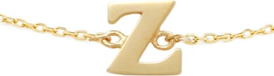 New Bling 9NBG-901Z Gouden Armband met Letter Z - 6mm - Ankerschakel - 16+1+1cm - 14 Karaat - Goud