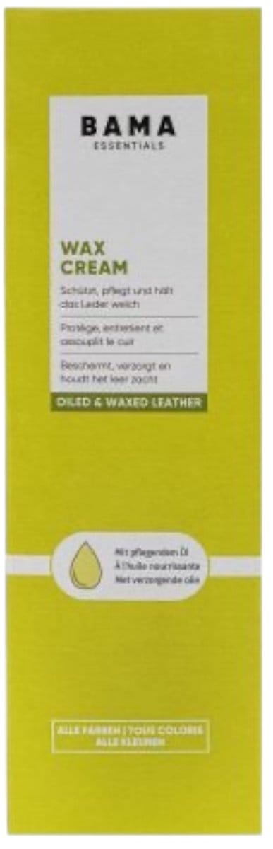 Bama Wax Cream - Verzorgende creme voor geolied en gevet leer - 75ml
