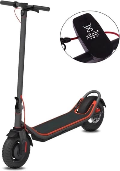 ElectronicWorks AiE-1 - Elektrische Step - 10.4Ah Accu - Inclusief Tracker (GPS Dekking) - 350W E-step - 25Km/h - 30KM Afstand - 140KG Max