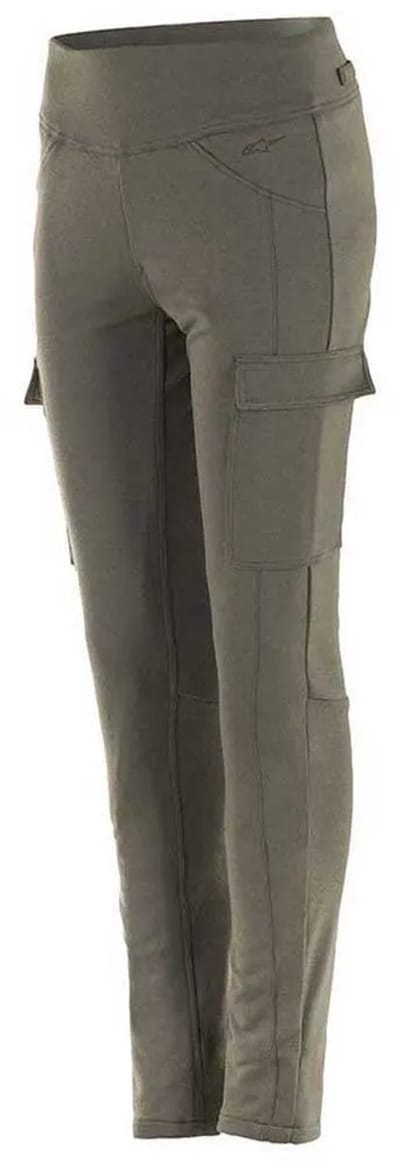 ALPINESTARS IRIA LADY MILITARY GREEN MOTORCYCLE PANTS M - Maat - Broek