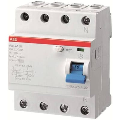 ABB 2CSF204101R2400 F204 A-40/0,1 Aardlekschakelaar A 4-polig 40 A 0.1 A 400 V