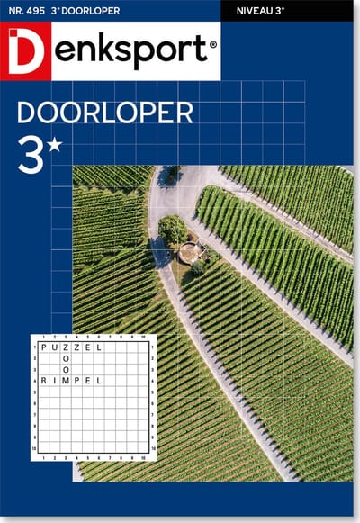 Denksport Puzzelboek Doorloper 3*, editie 495