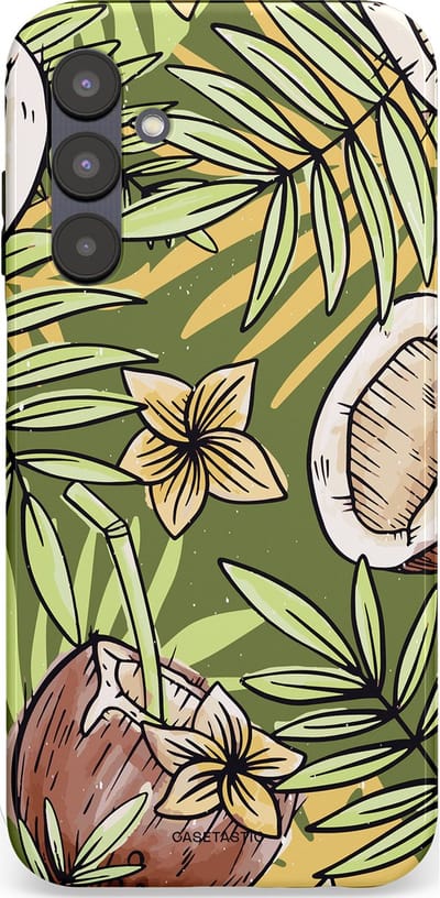 Casetastic Hoesje Geschikt voor Samsung A25 - Stijlvolle Beschermende Duo-layer Case - Kokos Chill