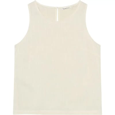 Damestanktop KnowledgeCotton Apparel Linen-mix
