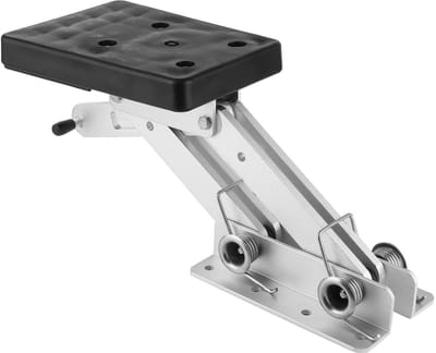 Dailygoody - Buitenboordmotorsteun - Aluminium Motorsteun - Verstelbaar en Duurzaam - Zilver - Geschikt voor 2-takt 7,5-20 Pk Kicker - Bootaccessoire ..