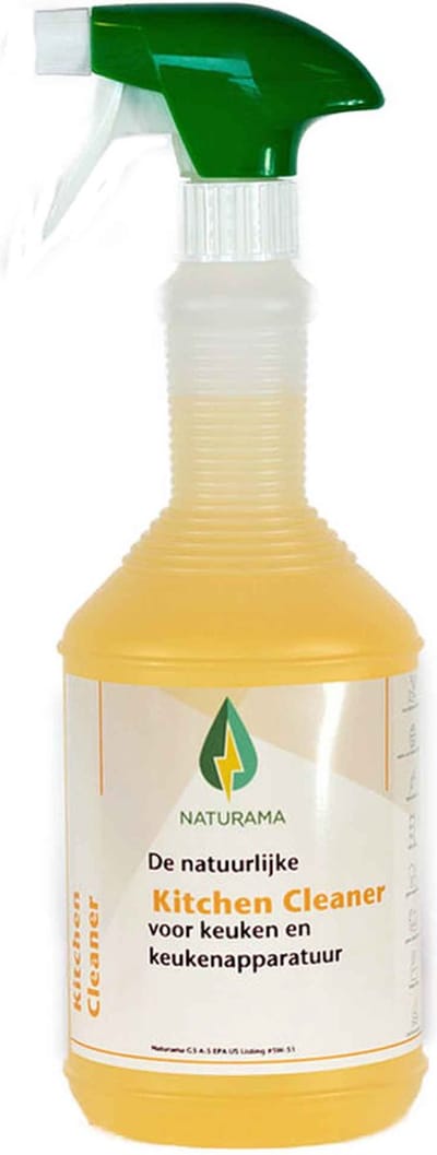 Naturama Green Planet - Keukenreiniger - Kitchen Cleaner - Vegan - Palmolie vrij - Dierproefvrij - 100% Natuurlijk - Biologisch - natuurlijk - 1x 1 liter