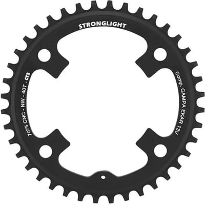 Tray gravel 4 branches Stronglight Campagnolo Ekar Ct2 40Dts Mono 13V.