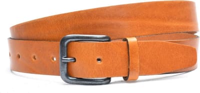 Timbelt 3,5cm cognac riem 629 - Maat 105 - Totale lengte riem 120 cm