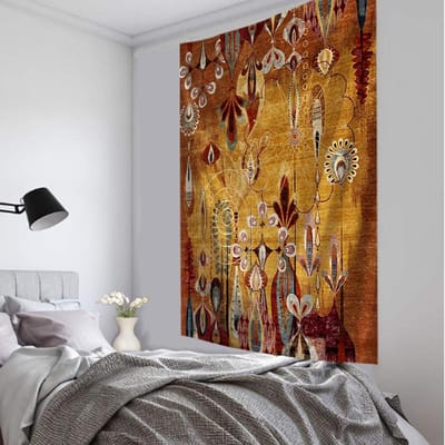 Tapisserie murale suspendue à fleurs et papillons, Art indien, serviette de plage, matelas psychédélique bohème, décoration de chambre à coucher, de maison 150x150CM