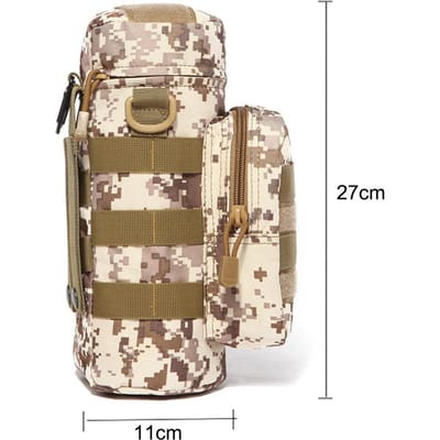 Tactische Molle Waterfleshoes Draagbare Lantaarn Beschermhoes Buitenactiviteit Kamperen Wandelen Vissen Tactische Ophangbare Fleszak CHINA