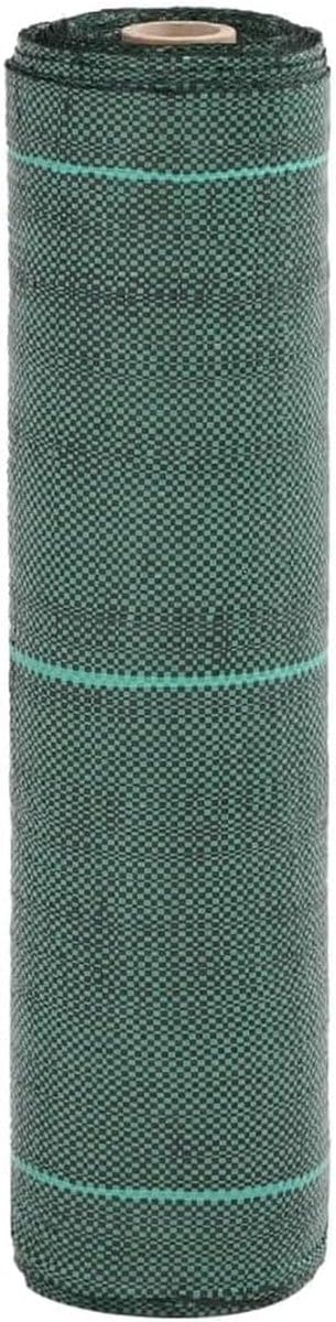 Onkruidmembraan - Mulchdoek Bodembedekker - Tuinonderhoud - Waterdoorlatend UV-gestabiliseerd - 05 x 10 m - Groen