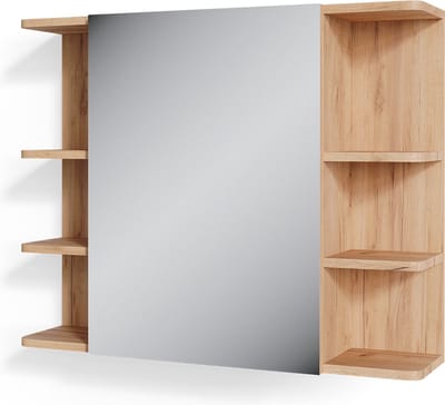 Vicco Fynn Badkamerspiegelkast – 79.6 x 64 cm Eiken