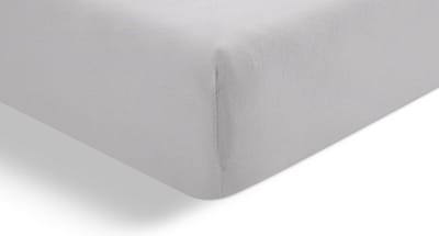 Beter Bed Select Jersey Hoeslaken - 120 x 200/210/220 cm - 100% Katoen - Matrasbeschermer - Matrashoes - Lichtgrijs