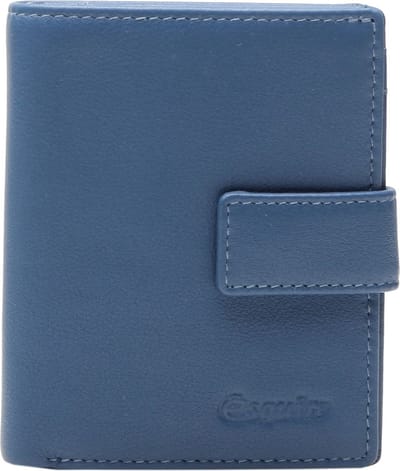 Esquire Leren Portemonnee Viktoria 62 Wallet Dove Blue Blauwgrijs