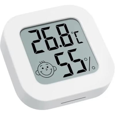 Thermomètre et hygromètre numérique LCD pour pièce intérieure, capteur électronique de température et d'humidité, jauge, Station météo pour la maison blanc