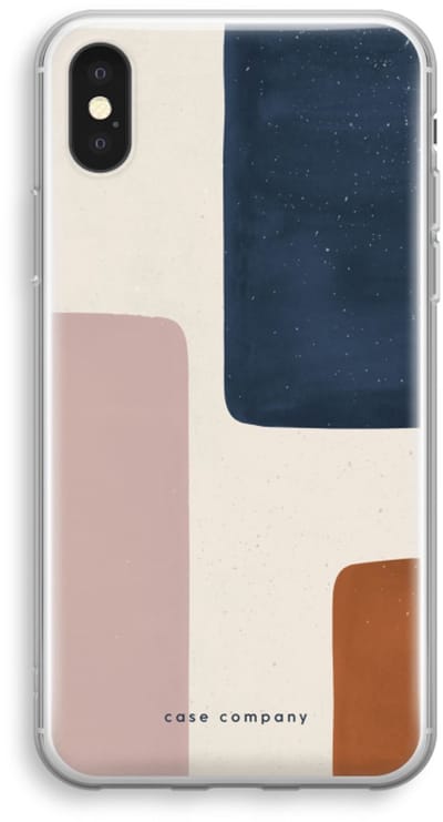 Case Company® - Hoesje geschikt voor iPhone XS hoesje - Geo #5 - Soft Cover Telefoonhoesje - Bescherming aan alle Kanten en Schermrand