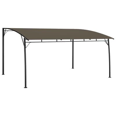vidaXL - Zonnescherm - luifels - 4 - x - 3 - x - 2,55 - m - Taupe