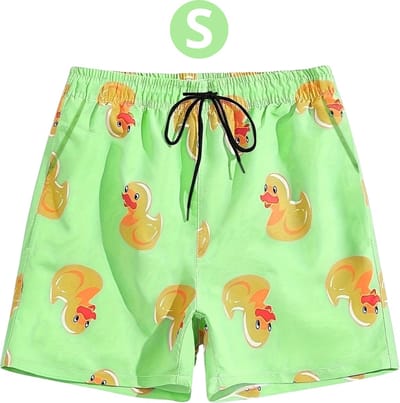 Bovista Zwembroek Heren - Zwem Broek Mannen - Badkleding - Zwemmen - Jongens - Swimming Shorts - Zomerbroek - Gras Groen - Maat S