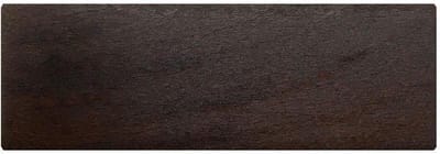 Meubelpoot bruin rechthoek 15 bij 5 cm en hoogte 6 cm van massief hout - Set van 4 stuks