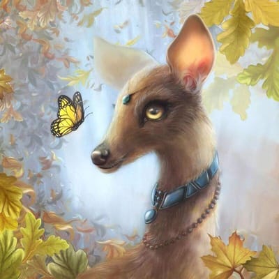 Peinture diamant 5D à faire soi-même, broderie cerf et papillon, point de croix 30x30CM brown