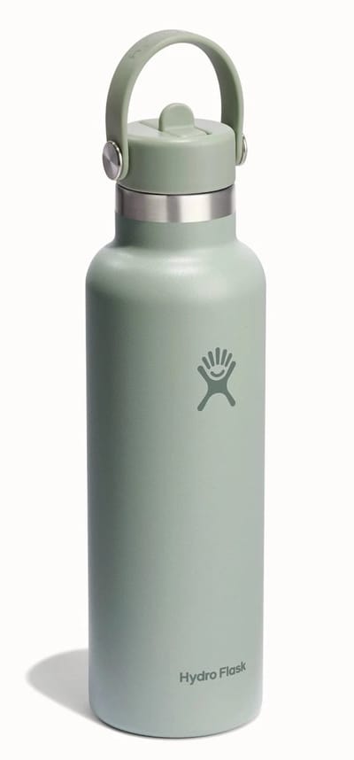 Merkloze Thermosfles met Rietje - 621 ml - Houdt Dranken Koud tot 24 Uur