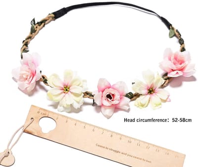 6 stuks hoofdband met madeliefjes, bruiloft, bloemenkrans, perfect voor onderweg of als cadeau (6 stijlen)