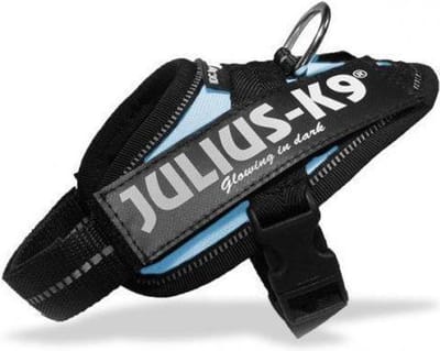 WERELD BEKENDE JULIUS K9 IDC POWERTUIG VOOR TEKSTLABELS BLUE SKY MAAT 3