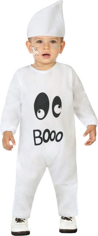 ATOSA - Schattig wit spook kostuum voor baby's - 74/80 (6-12 maanden)