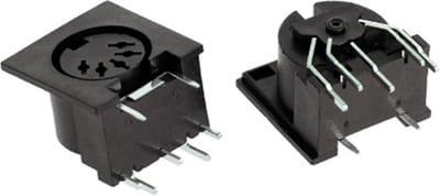 DS-5-01 Midi Pcb Panel Mount Connector DIN5 Din 5-Pin