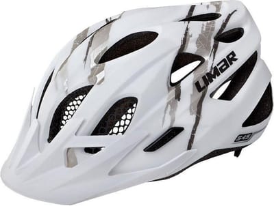 MTB helm wit zilver - Limar 545 White silver - Maat L (57-61 cm) - 270g