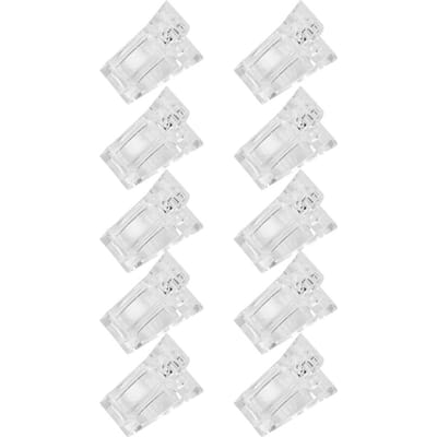 10 stuks Set Transparante Nageltip Clips Poly Gel Snel Bouwen Vorm Clips Nagellak Gel Accessoires
