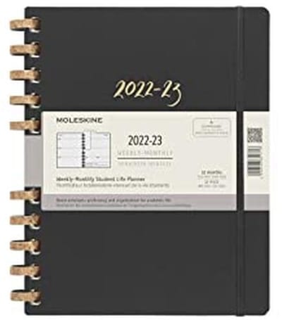 Academische Kalender XXL voor Studenten met Spiraalbinding - Jaaroverzicht en Planning
