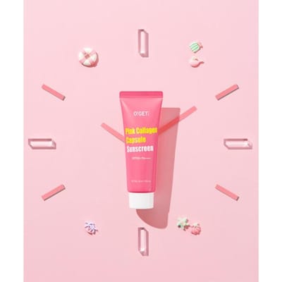 Crème Solaire Oget Pink Collagen Capsule 40ml NONE