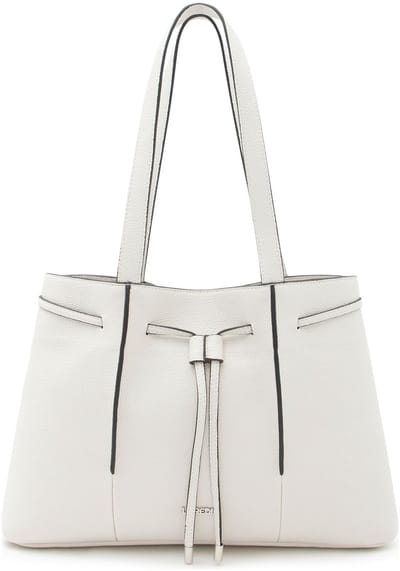 L.CREDI shopper schoudertas Rahmi Shopper Light Gray crème