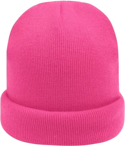 Beanie - Muts - Herfst - Winter - Roze - Yehwang - Acryl
