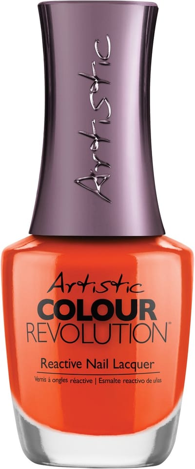 Artistic Nail Design Colour Revolution 'Voguing It Out!' (Oranjerood Créme)