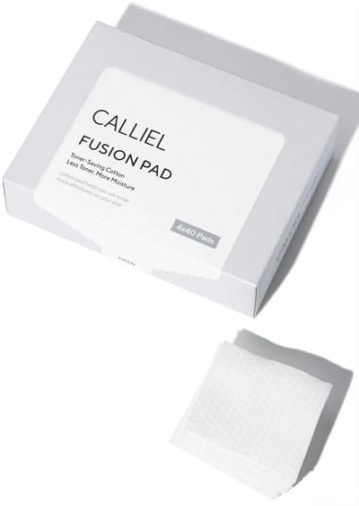 Calliel Katoenen Tonic Pads - Fusion Pad - Tonerbesparende Katoenpads - Minder Toner / Meer Hydratatie - 4 x 40 Pads - 160 stuks