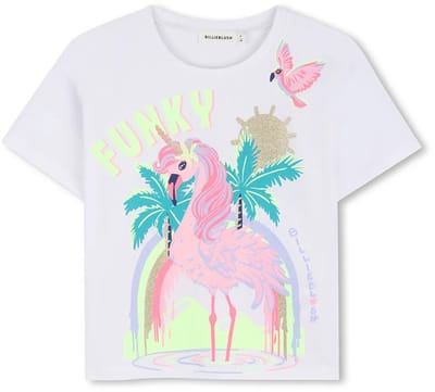 Billieblush U21940 T-shirt Met Korte Mouwen Wit 4 Years Meisje