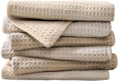 longziming -6x Microvezeldoek 30x30 cm – Ultrazachte, Absorberende en Herbruikbare Schoonmaakdoeken – Voor Keuken, Badkamer, Auto en Meubels – Khaki