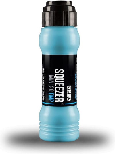 Grog Squeezer Paint Mini Verfstift - Lichtblauw - Schrijfbreedte 20mm - Permanente Stift