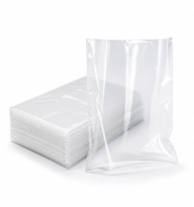 Inpakr Plastic Zakken PE Transparant - 18 x 4 x 50 cm - 18 micron - 1000 stuks