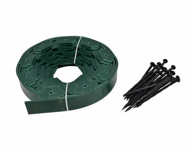 Awtools Eco-Border - Tuintuinrand - 10m - Groen - Flexibel - Weerbestendig