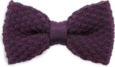We Love Ties - Strikken - Strik gebreid wol aubergine - aubergine