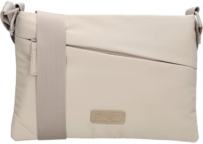 Beagles Calvia Schoudertas - Crossbody - Ritsvakken - Lichtgewicht - Crème