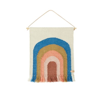 OYOY - Follow The Rainbow Mini Wandkleed - Blue