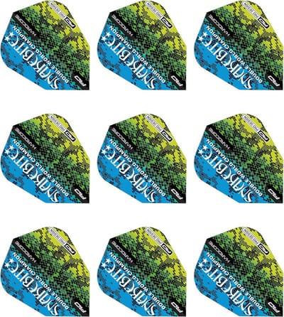 Dartpijlen Flights V-Standaard Set - 3 Pakken (9 Flights Totaal)
