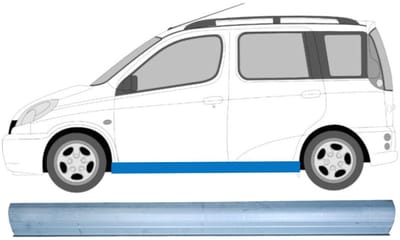 Reparatie dorpel voor Toyota Yaris Verso 1999-2005 / Links